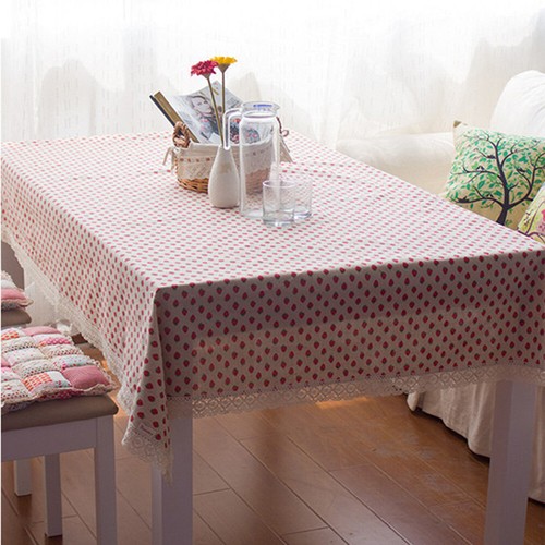Small Fresh Home Warm Dining Tablecloth Rectangle Square Table Cloth Cover Dec - Picture 30 of 39