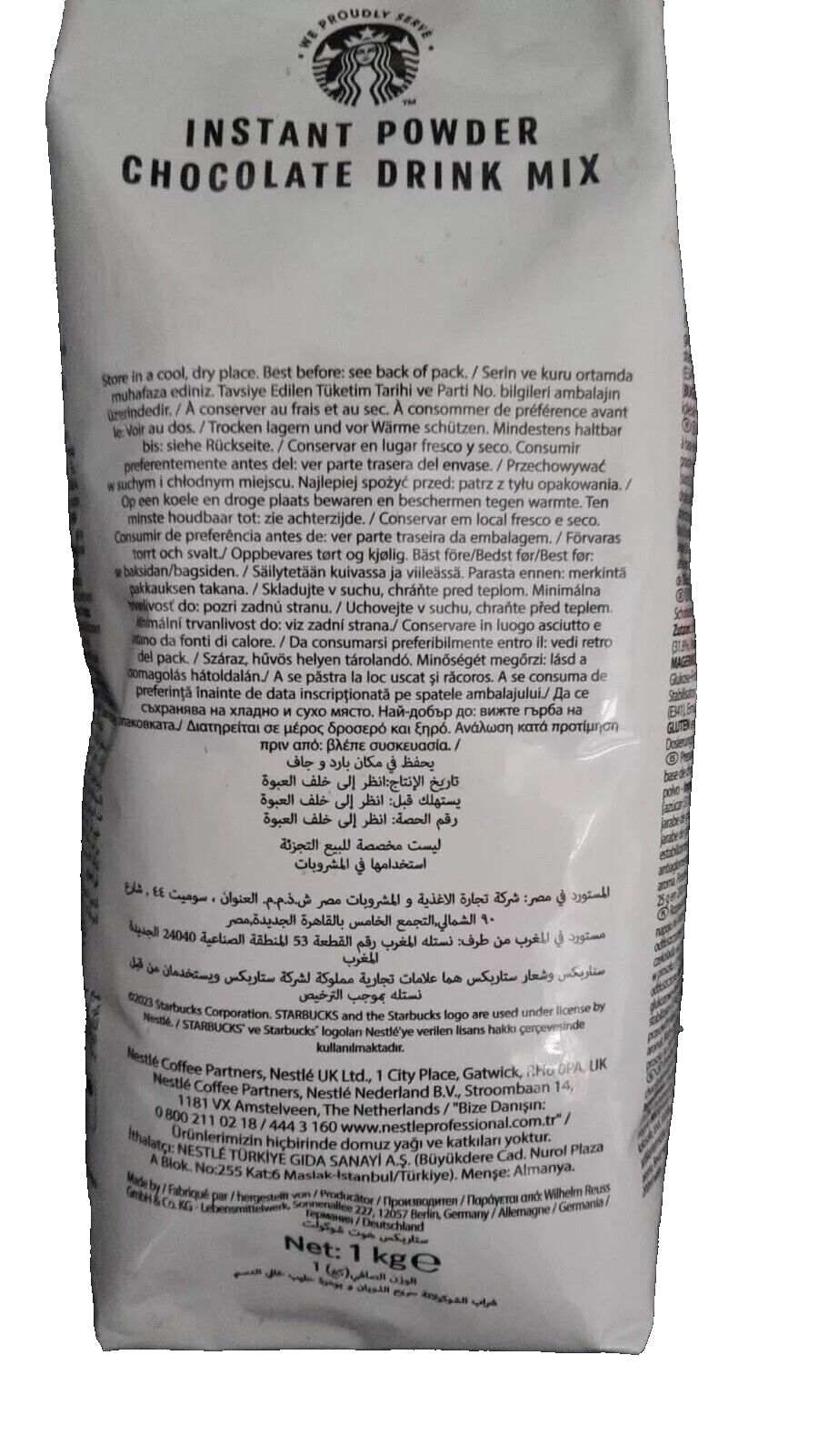 Starbucks Instant Hot Chocolate Cocoa Powder 1KG