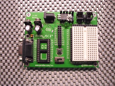 PARALLAX basic stamp    #28150 Board Of Education  Serial