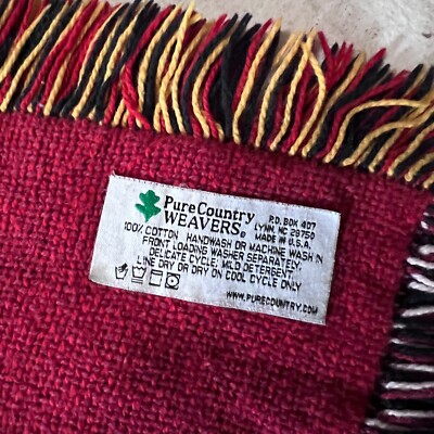 Pure Country Weavers Coperta Arazzo Texas - 100% Cotone, Tessuta In USA