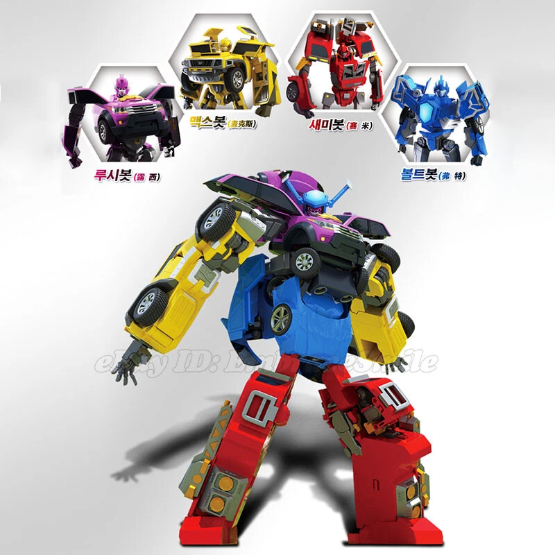 Miniforce TRANS FORCE GIANTRON Transforming 4-Integration Great Robot Megazord - Image 2 of 4