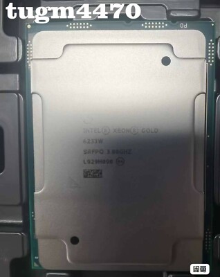 Intel Xeon Gold 6233w QS CPU processor 8 cores 16 threads 3.80ghz 16.5mb lga-364