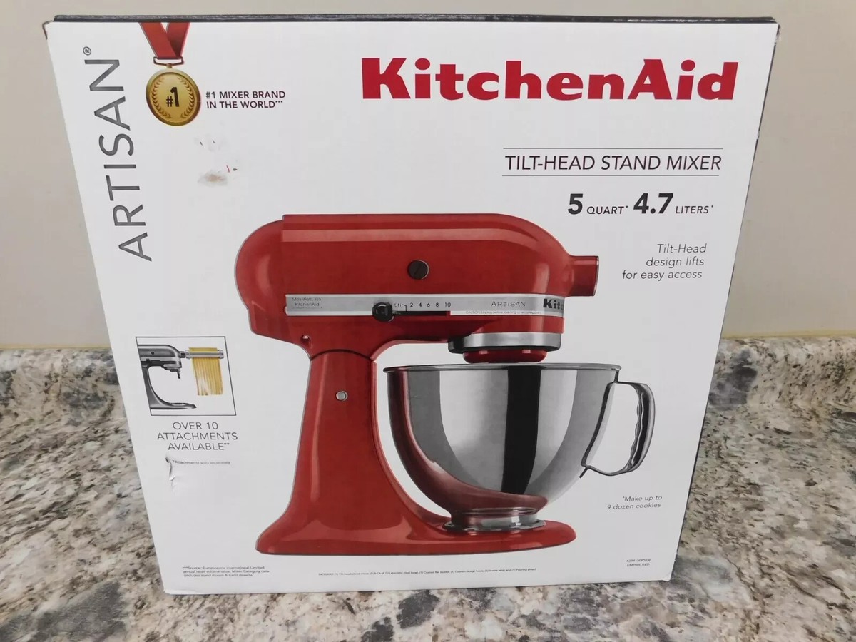 KitchenAid Artisan Series 5 Quart Tilt-Head Stand Mixer, Red
