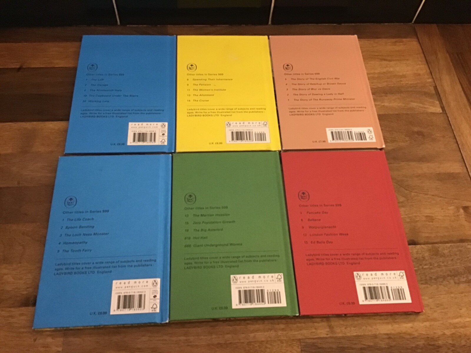 6x LADYBIRD books for Adults BOXING DAY THE ZOMBIE APOCALYPSE joblot