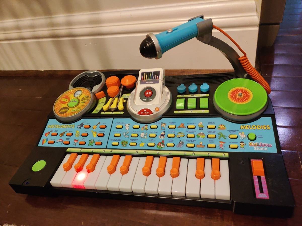 VTech KidiJamz DJ Music Sing Studio Keyboard Piano Blue MP3 Player
