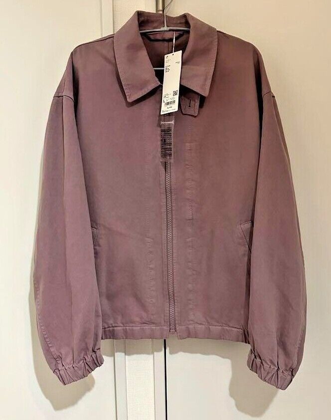 UNIQLO U Zip-Up Blouson Brown/Blue/Purple Jacket Men 467023 UNIQLO U Zip-Up Blouson Brown/Blue/Purple Jacket Men 467023