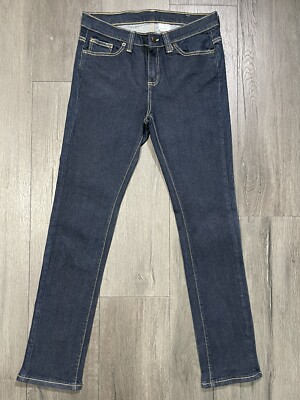PBX Basic Size 4 Denim Dark wash Straight leg Stretch Jeans