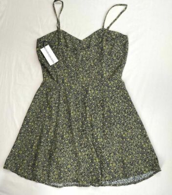 Calvin Klein Women's Printed Mini Skater Dress - Black - M