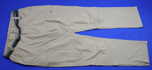 Outdoor Sport Mens Activewear Waterproof Pants Size Large 32 - 36 Khaki/Beige