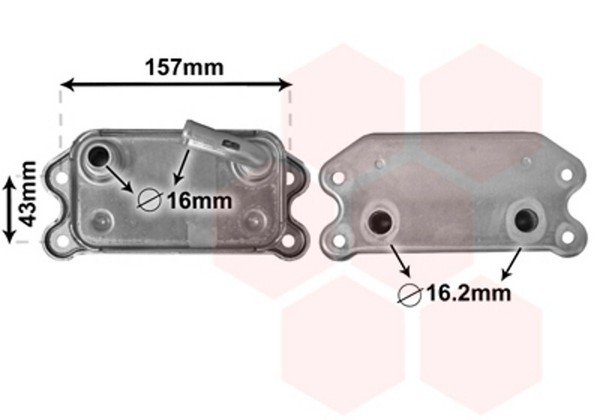ÖLküHler 142X81X49 Passend FüR Volvo V50 MW 545 S40 II 544 135-image