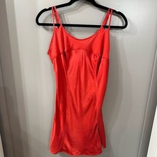 Victoria's Secret Silk Red Slip Dress Chemise Dress Size Medium