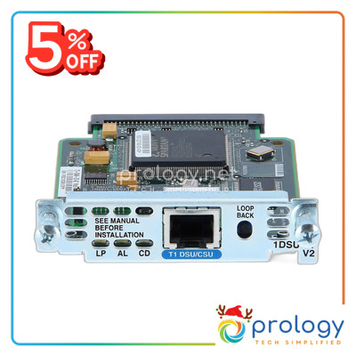 Cisco T1 DSU/CSU WAN Interface Card WIC-1DSU-T1-V2 6month wty