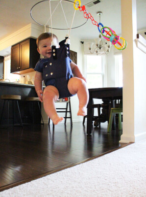 MERRY MUSCLES Baby Jumper Exerciser Ergonomic~~High Soft Bounce Resilient Bungee