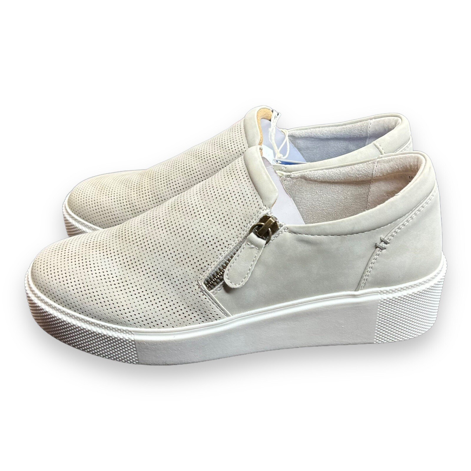 APL Slip on donna bianco montagna grigio doppio plateau taglia 7 5M