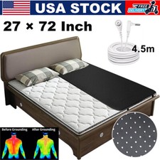 Grounding Mat for Bed Grounding Pad for Sleeping Conductive Carbon Pad 27" x 72"