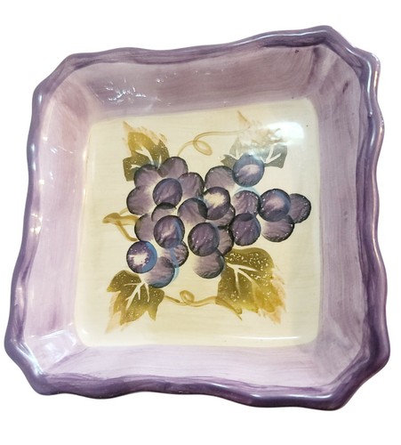 Merlot handbemalt Sammlung Dipschalen Trauben von Tabletops Set 4 - Bild 5 von 6