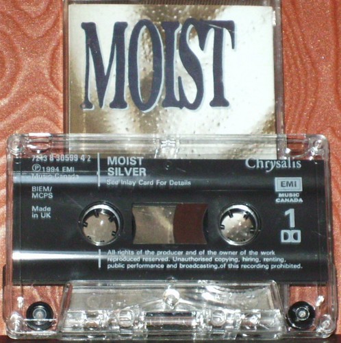 MOIST SILVER CASSETTE ALBUM alternative rock hard rock debut album - Picture 2 of 10