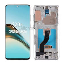 OLED Display LCD Touch Screen Digitizer for Samsung Galaxy S20 Plus Cloud White