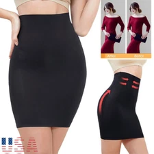 Half Slip Hi-Waist Tummy Control Slips Woman Comfort Underwear Petticoat Shaper