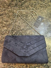 Dasein Women's Evening Bag / Purse Formal Party Clutch ~ Navy Blue