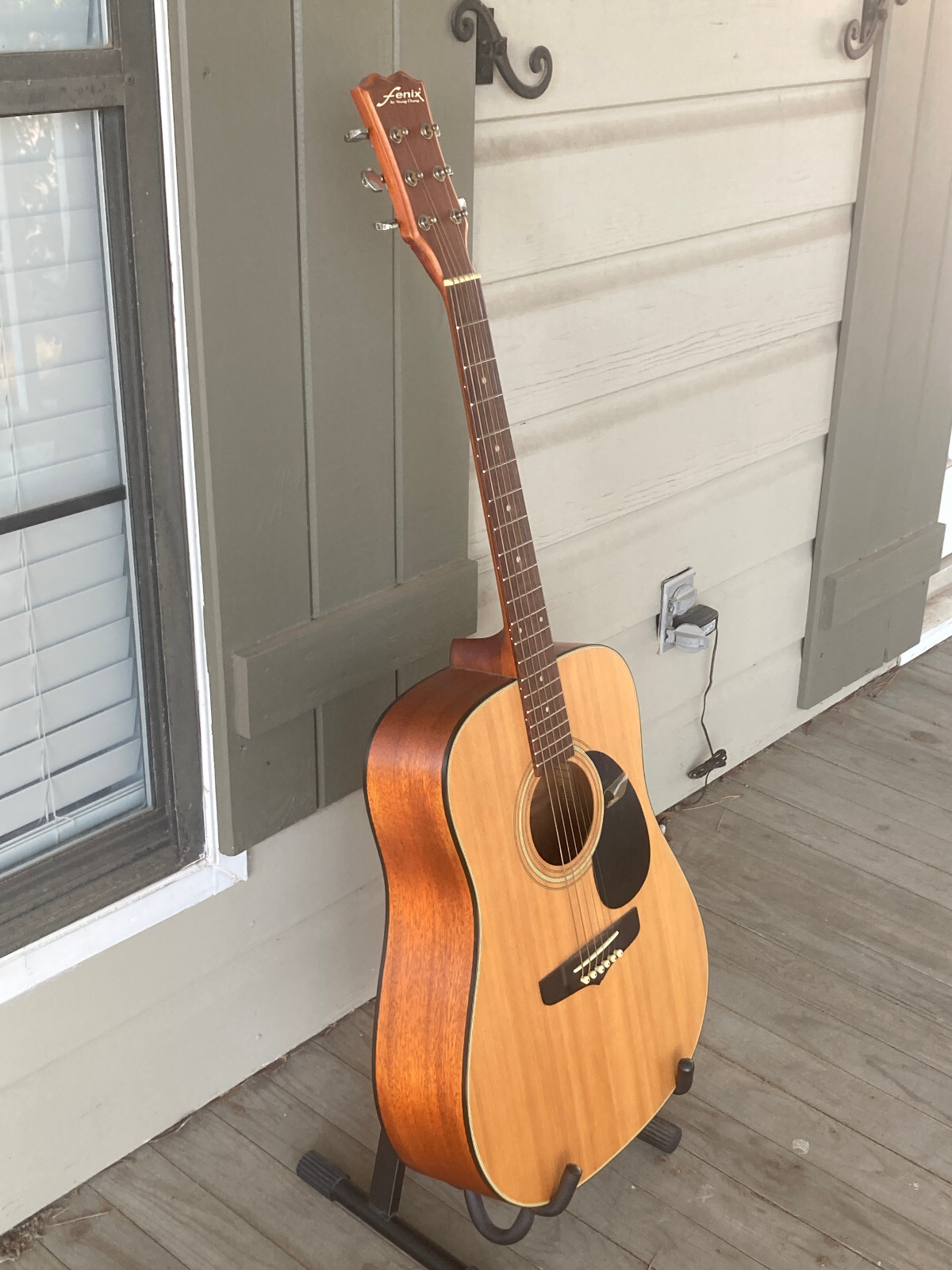 Rare Fenix Acoustic Guitar D30M Immaculate Never Played eBay