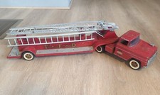 Vintage Tonka Red TFD Hydraulic Aerial Ladder Fire Truck Ladders CQ