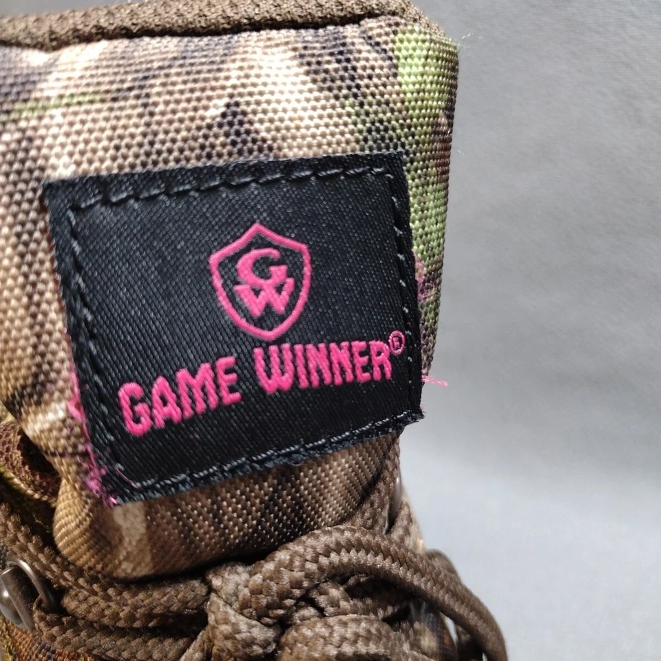 Botas camufladas de caza impermeables Game Winner FWGWFS1054 para mujer 7,5D con cordones Foto 4 de 4