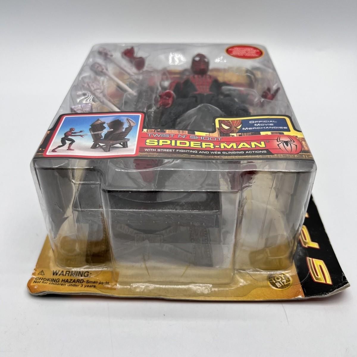 Toybiz Marvel Spider-Man 2 Twist And Shoot SpiderMan Tobey Maguire