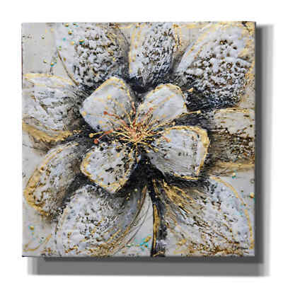 Epic Graffiti 'Explosion of Petals' by Britt Hallowell, Giclee Canvas Wall Art