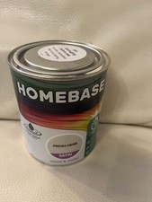 HOMEBASE WOOD & METAL PAINT SATIN QUICK DRY 750ML - VARIOUS COLOURS