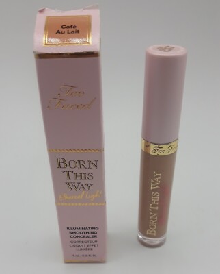 Too Faced Born This Way Ethereal Light Illuminating Concealer Cafe Au Lait NIB