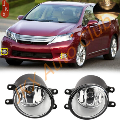 For Lexus HS250h 2010 2011 2012 2PCS Bumper Halogen Fog Light Lamp Replacement s