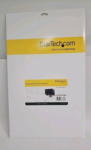 StarTech Widescreen Universal Privacy Screen Filter For 24" Monitors Security