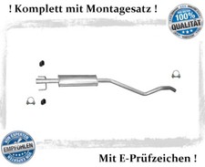 Mittelschalldämpfer für Opel Astra H Caravan 1.4 55/66KW Auspuff Montagesatz
