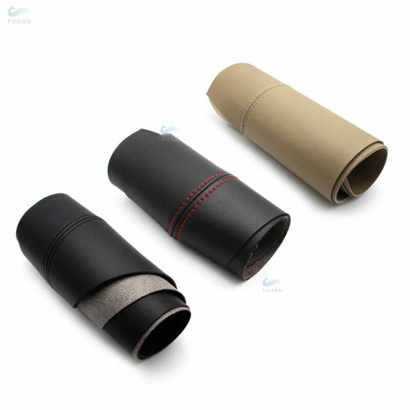 Panel de puerta sintético reposabrazos cubierta de cuero para Golf 5 Jetta MK5 2005-2010 4 puertas Foto 3 de 4