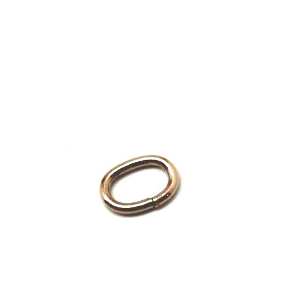 Kaedesigns,  9ct  9k Rose Gold, 6mm Oval Open Jump Ring -Free post in oz