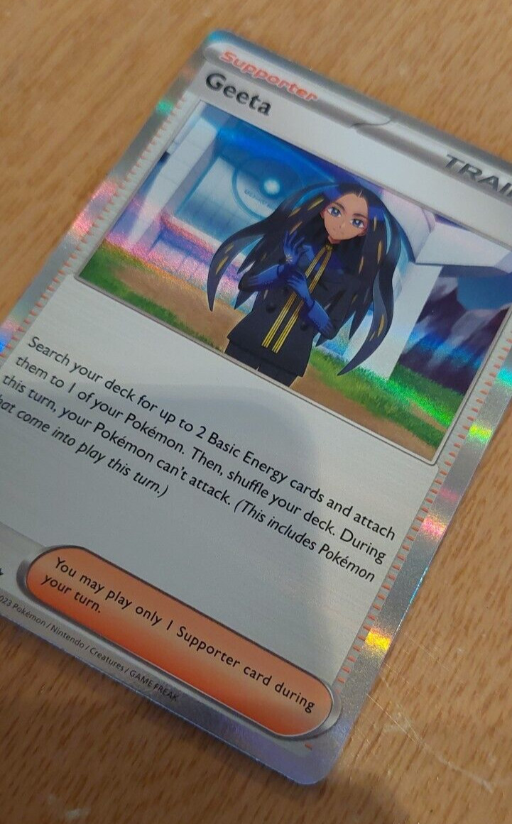 Geeta (188/197) Holographic Pokemon Card