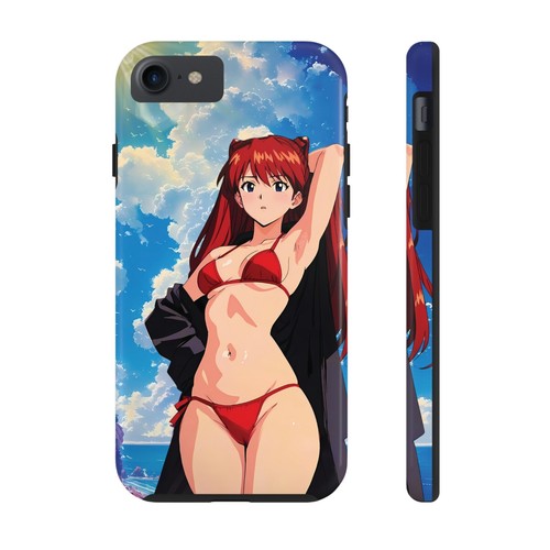 Kawaii Asuka Waifu Tough Phone Case Anime Manga Protective Cover Evangelion Geek - Picture 116 of 132