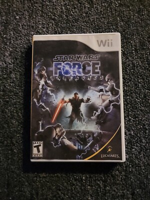 Star Wars: The Force Unleashed (Nintendo Wii, 2008) Complete w/ Manual