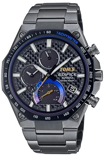 Casio Edifice TOM'S Racing Limited Model EQB-1100TMS-1AJR Men's Silver Genuine
