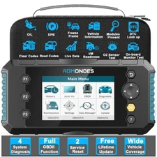 Romondes RD3000 Car OBD2 Scanner Code Reader ABS SRS Engine Transmission System