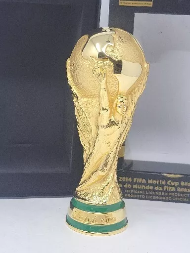 RARE - Official 2014 FIFA World Cup Final Mini Trophy Brasil Replica  Souvenir 7