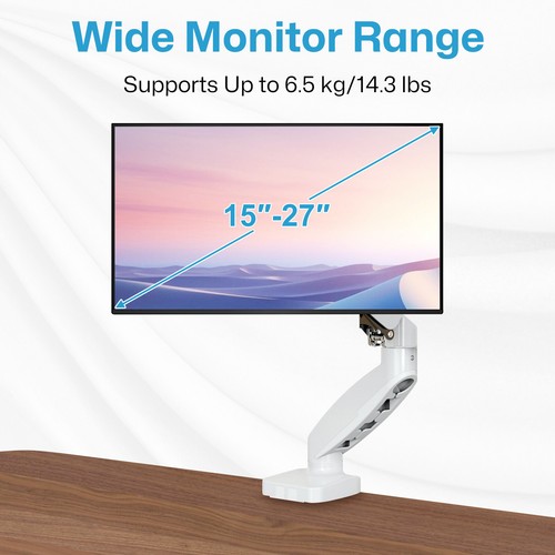 Altus Single Monitor Standard Arm Mount Gas Spring Adjustable Monitor Arm Altus - Picture 21 of 42