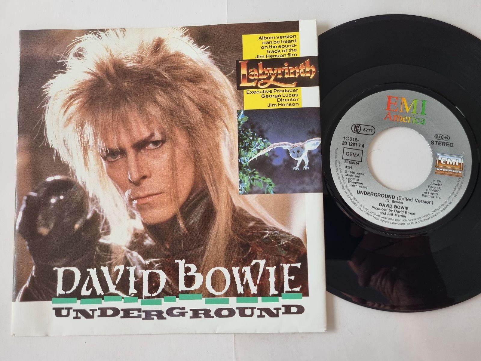7"" Single David Bowie - Underground (Edited Version) Vinyl Germany