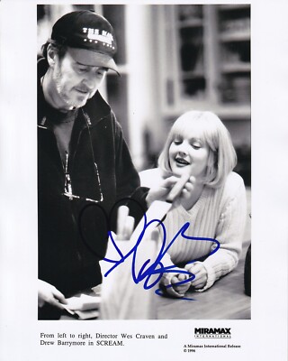 DREW BARRYMORE signed Autogramm 20x25cm SCREAM in Person autograph COA