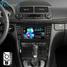 DAB+ Carplay Autoradio Android 15 GPS Navi Für Mercedes Benz E-Klasse W211 W219