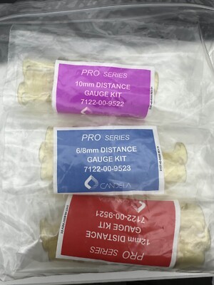 OEM CANDELA GENTLE PRO DISTANCE GAUGE 6-8-10 MM set + 12 MM Satori Laser