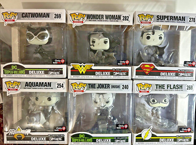 POP! HEROES DELUXE (HUSH)  FIGURES BY JIM LEE--NEW--IN BOX **