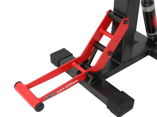 DRC HC-2 HEIGHT CONTROL RED DAMPER LIFT STAND MX Motocross Motorbike Bike Stand - Picture 3 of 6