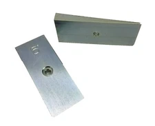 WFO Concepts Steel Axle Degree Shims, 6 degree, 2" wide, caster pinion angle